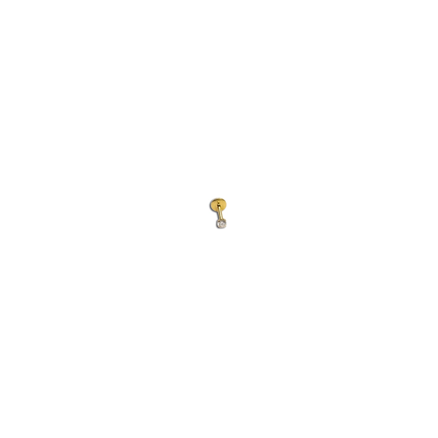 Labret Lip w/Stone- Large