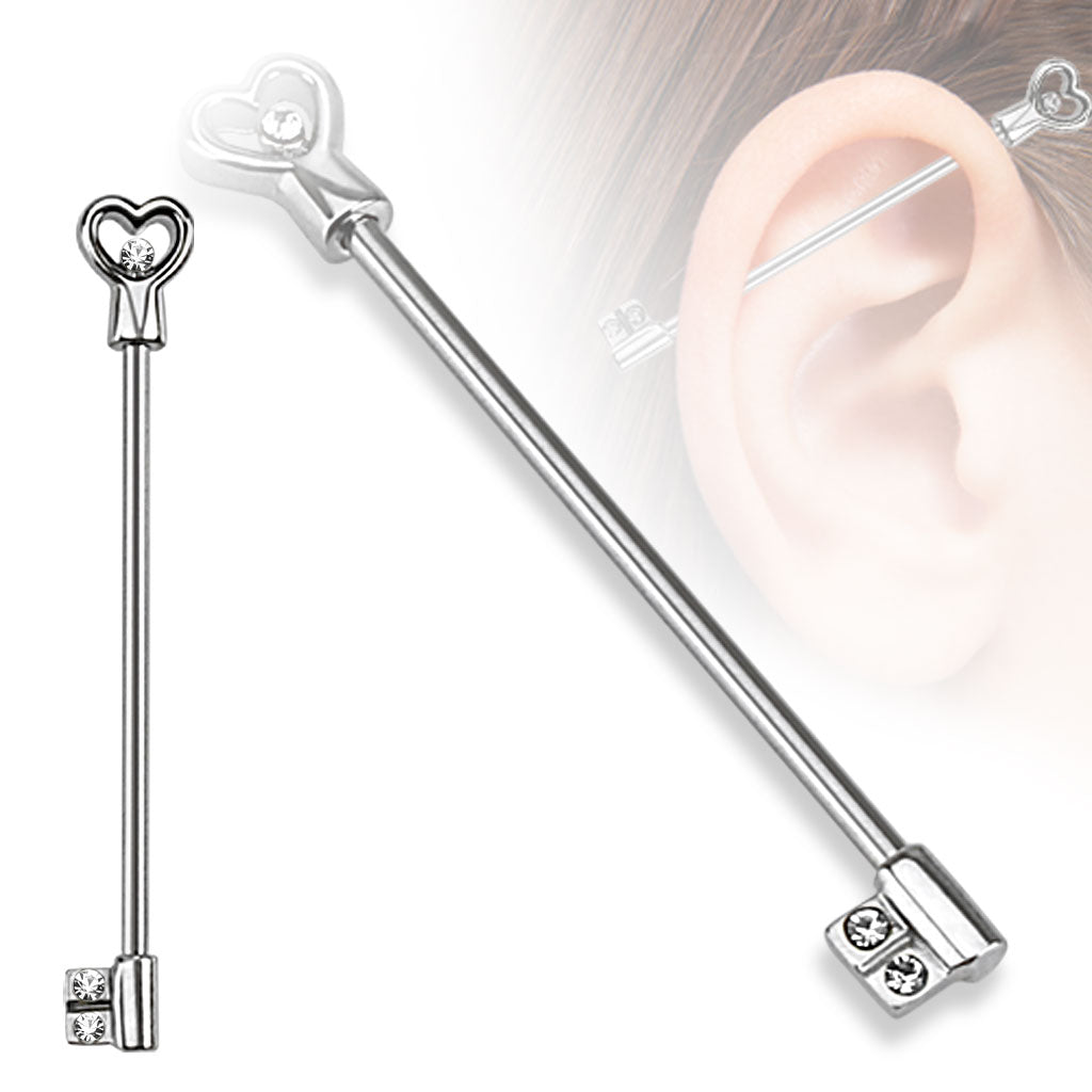 (IB) Heart Key